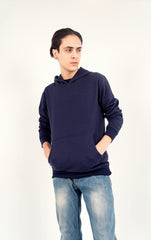 Blue Fleece Hoodie