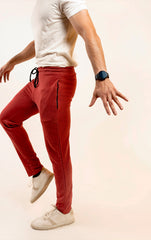 Red Pajama : Red slim fit pajama